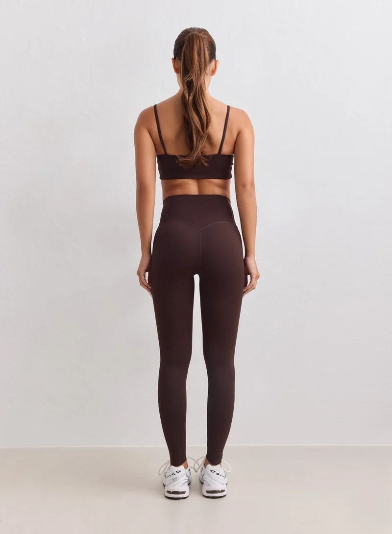 Chocolate Sculpting Fit Tights