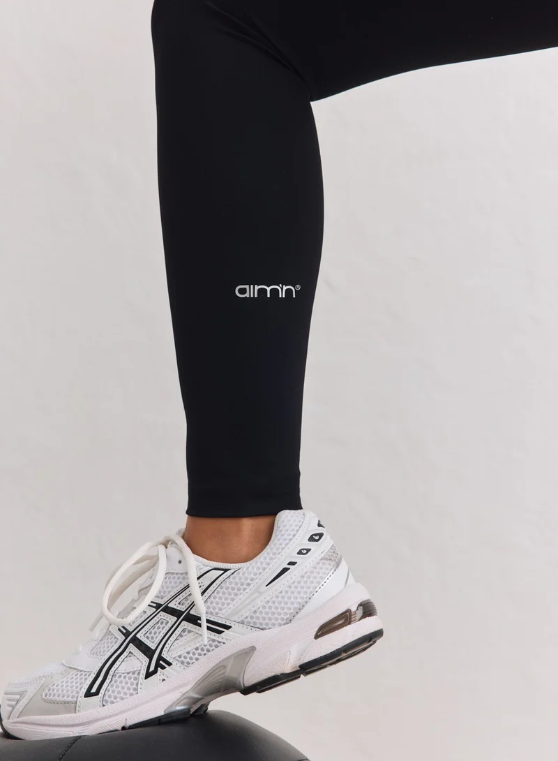 Black Sculpting Scrunch Tights