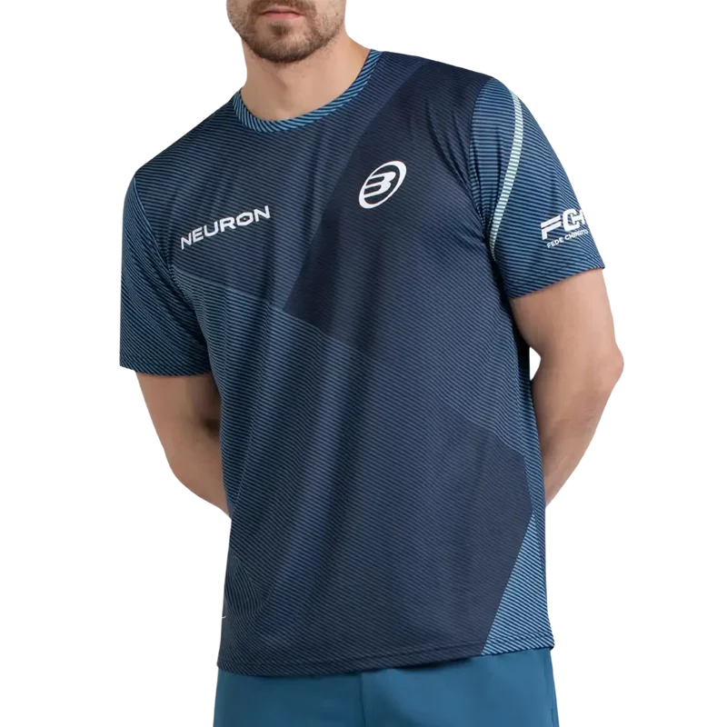 Camiseta Bullpadel Chingotto 26I Azul Atómico 2026