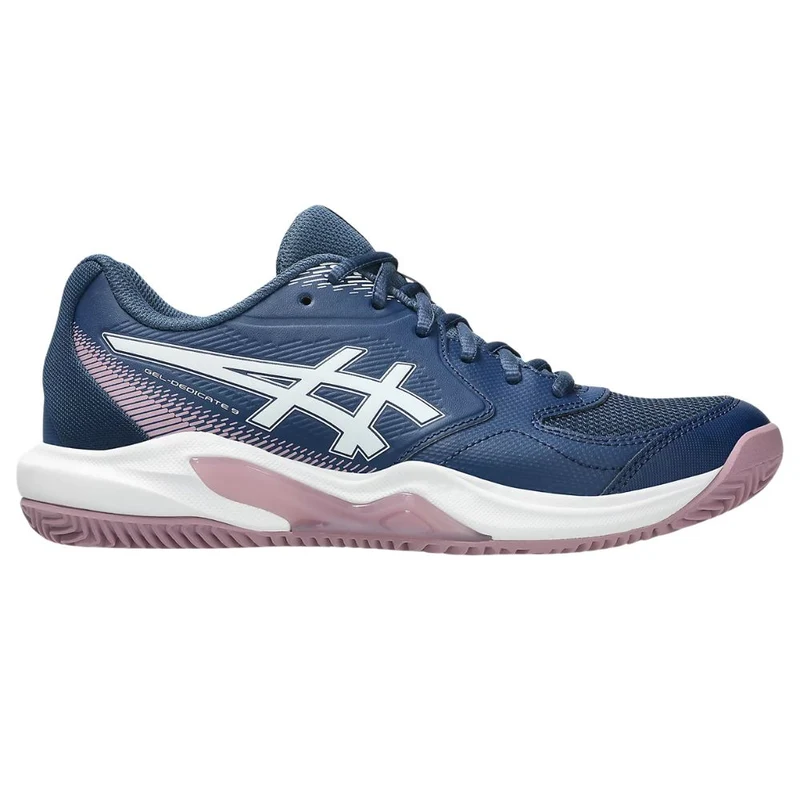 Asics Tennisschoen Gel Dedicate 9 Clay Dames Donkerblauw