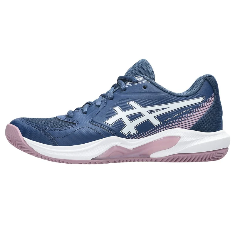 Asics Tennisschoen Gel Dedicate 9 Clay Dames Donkerblauw