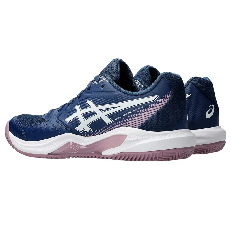 Asics Tennisschoen Gel Dedicate 9 Clay Dames Donkerblauw