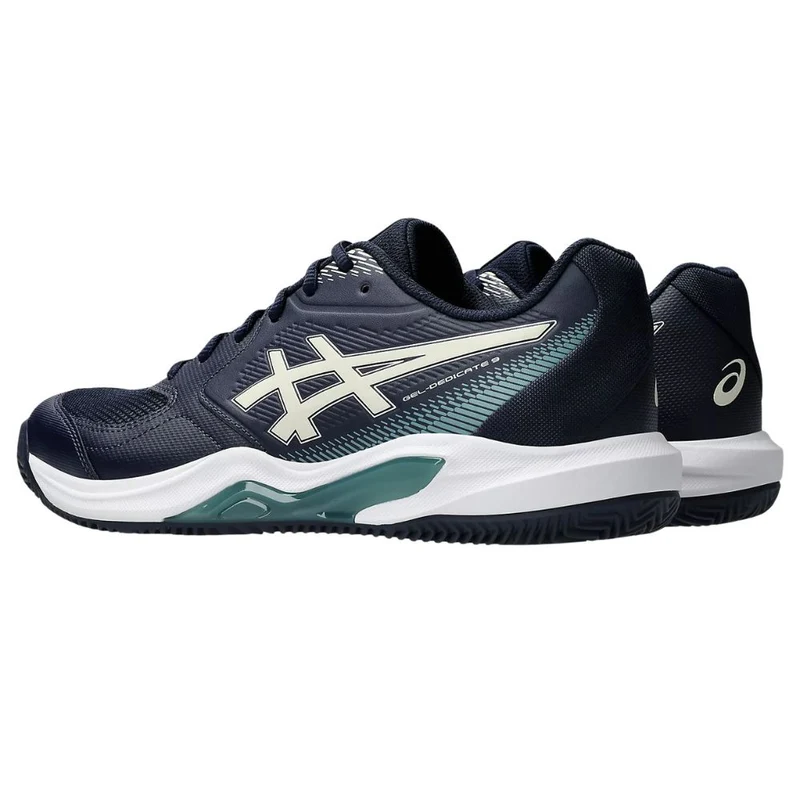 Asics Tennisschoen Gel Dedicate 9 Clay Heren Donkerblauw