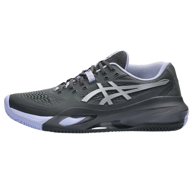 Asics Tennisschoen Gel Resolution X Clay Night Energy Heren Donkergrijs
