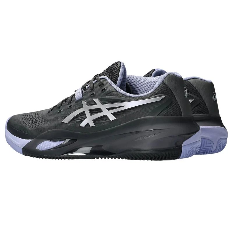 Asics Tennisschoen Gel Resolution X Clay Night Energy Heren Donkergrijs