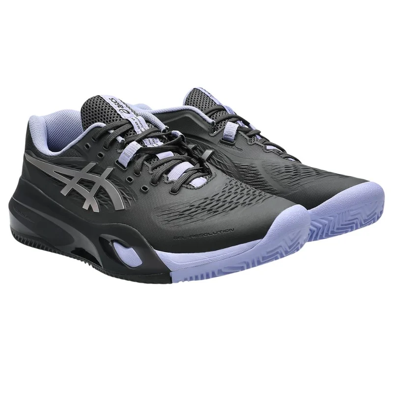 Asics Tennisschoen Gel Resolution X Clay Night Energy Heren Donkergrijs