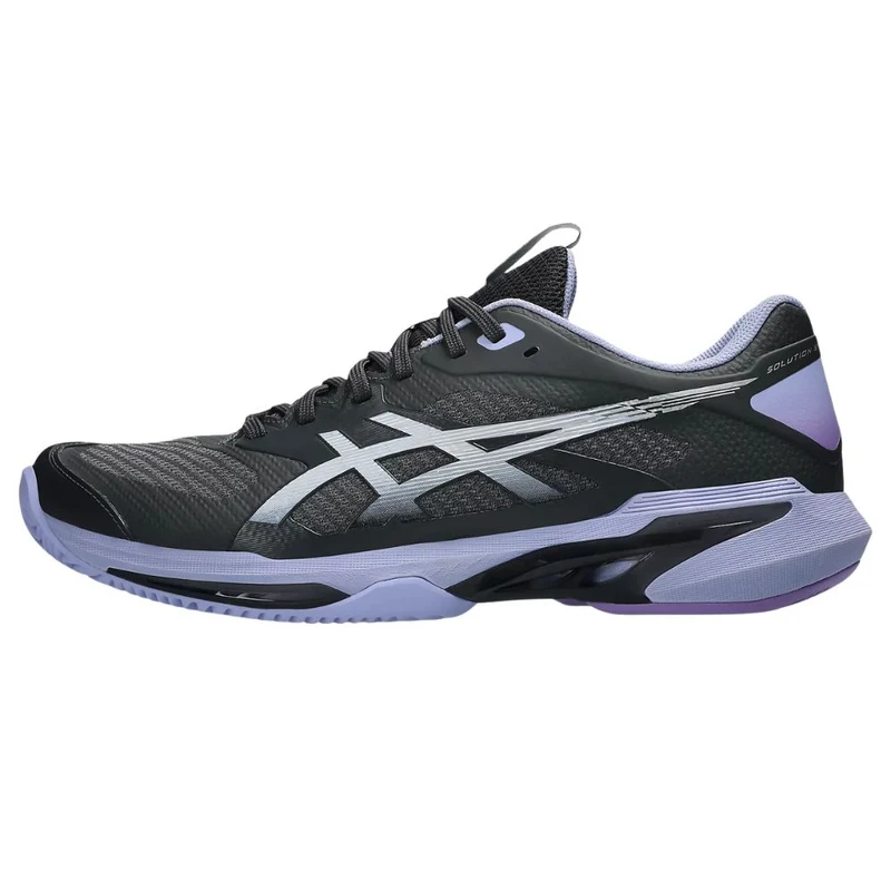 Asics Tennisschoen Solution Speed FF 4 Clay Night Energy Heren Donkergrijs