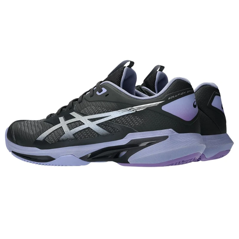 Asics Tennisschoen Solution Speed FF 4 Clay Night Energy Heren Donkergrijs