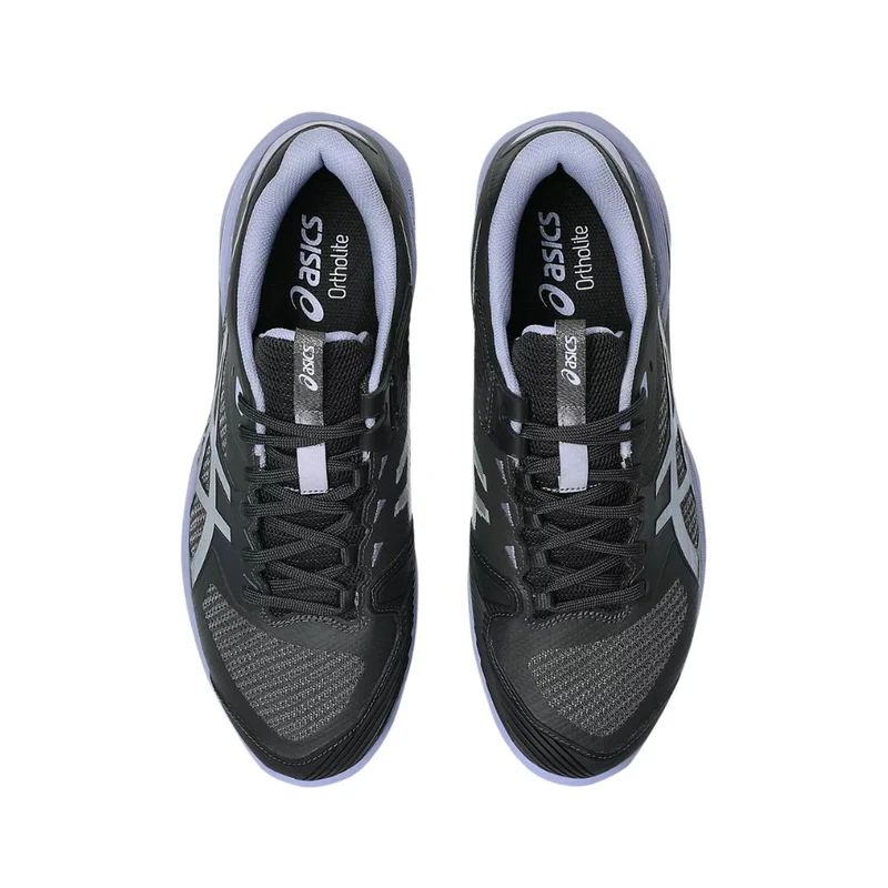 Asics Tennisschoen Solution Speed FF 4 Clay Night Energy Heren Donkergrijs