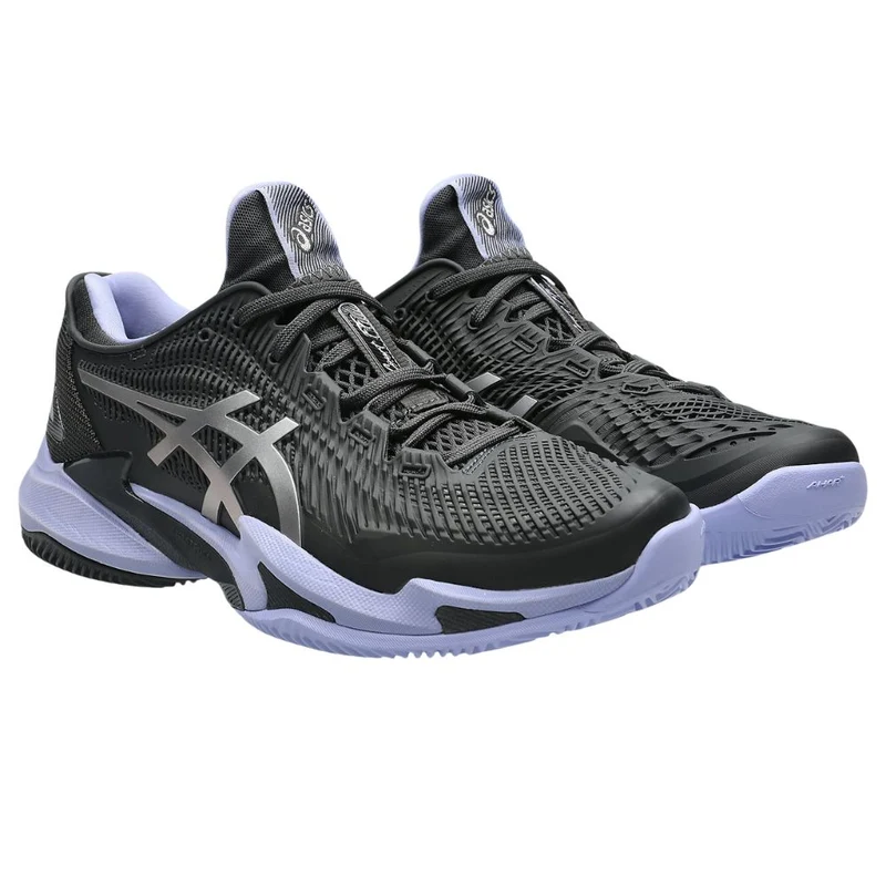 Asics Tennisschoen Court FF 3 Clay Night Energy Heren Donkergrijs