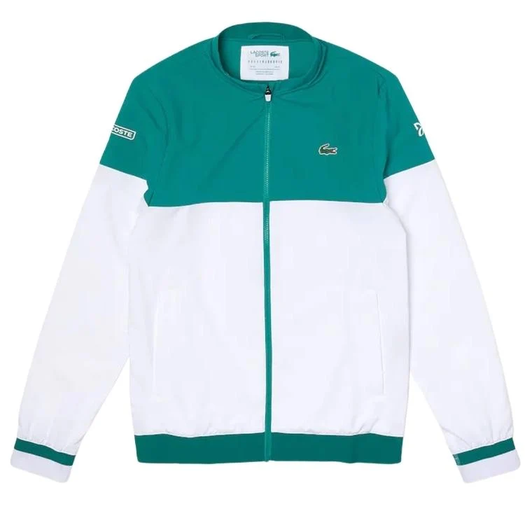 Lacoste Sportjack Novak Djokovic Heren Wit Groen