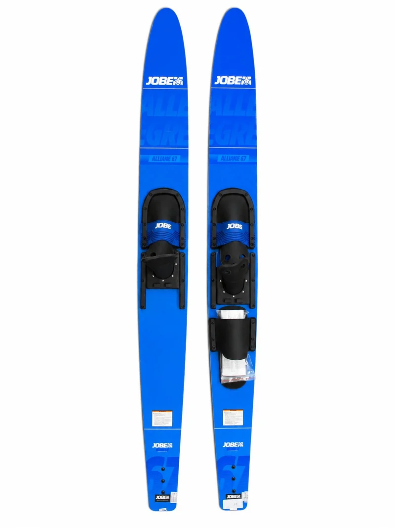 Jobe Allegre Combo Wasserski Set blue 170cm + Kratzer Freizeit Slalom Ski OG-97