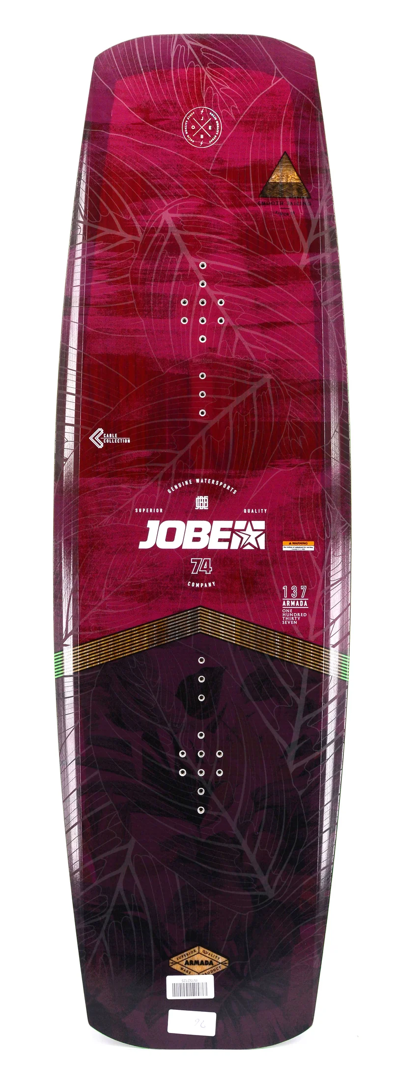 Jobe Armada Wakeboard 137 cm Boot Cable Board Wakeboard Top Zustand OG16-43