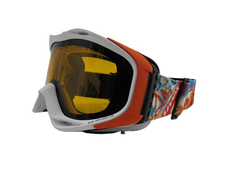 UVEX g.gl 300 TO white-orange - OHNE WECHSELSCHEIBE Snowboard Ski Brille