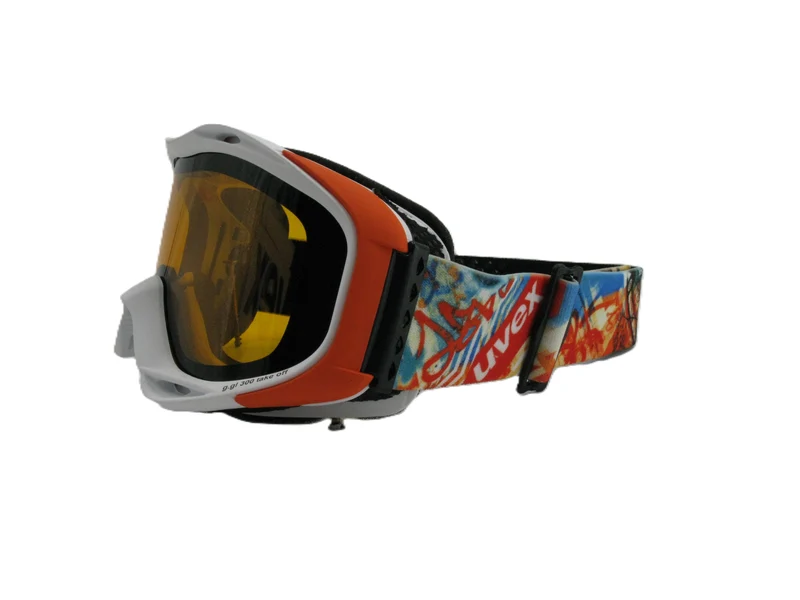 UVEX g.gl 300 TO white-orange - OHNE WECHSELSCHEIBE Snowboard Ski Brille