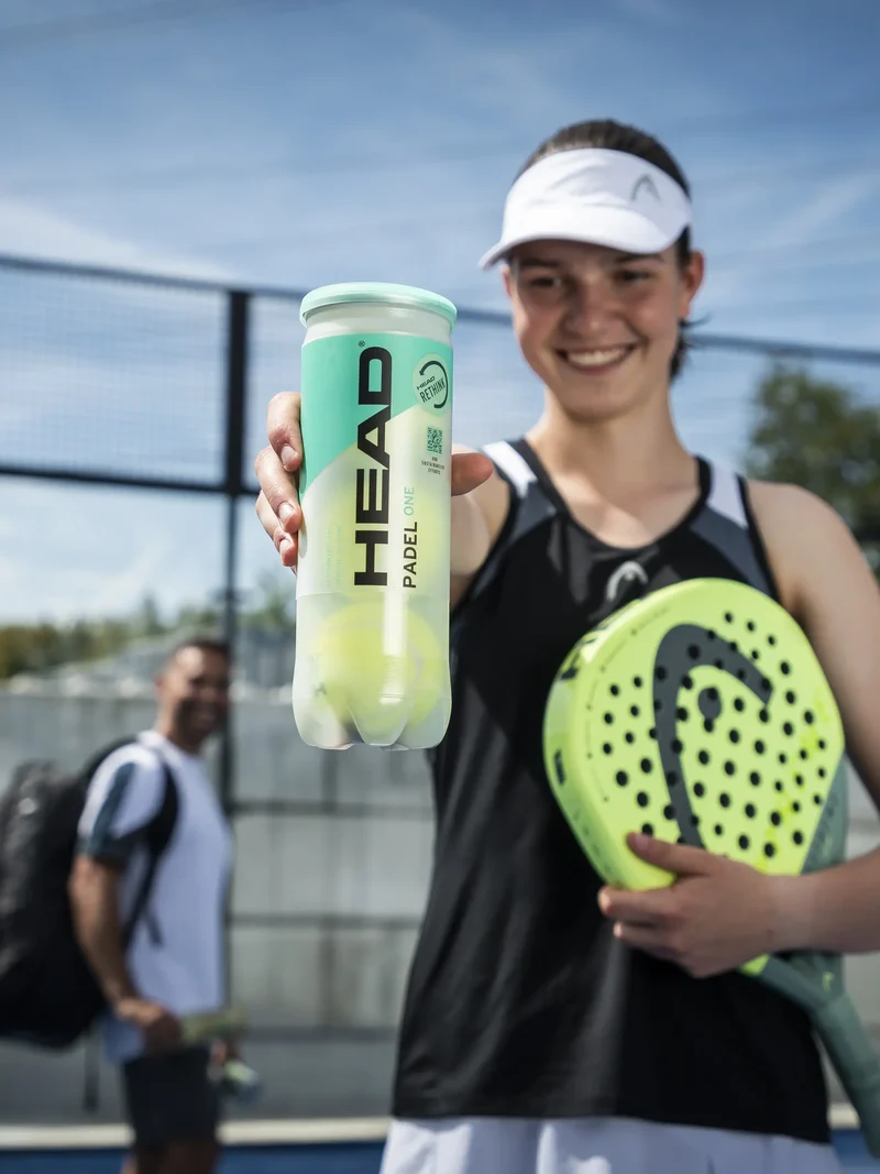 HEAD ONE Einzeldose mit 3 Padelbällen