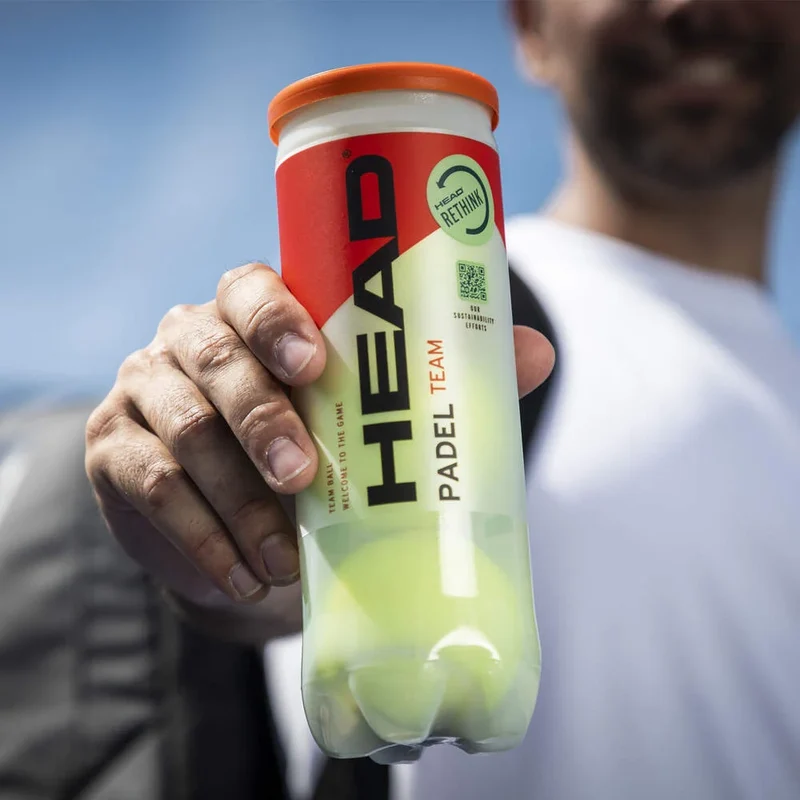 HEAD TEAM Einzeldose mit 3 Padelbällen