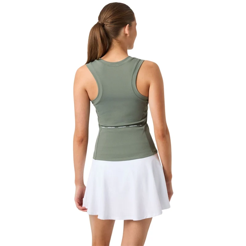 Björn Borg Ace Pocket Ribbed Tank Top Green