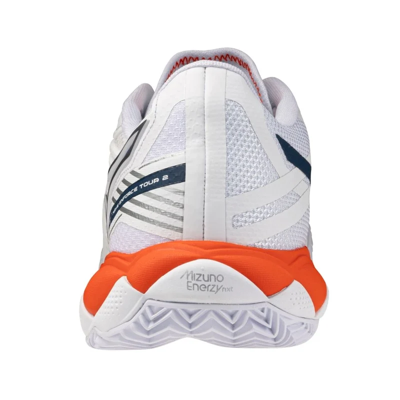 Mizuno Wave Enforce Tour 2 CC (U) (White/Insignia Blue/Orange)