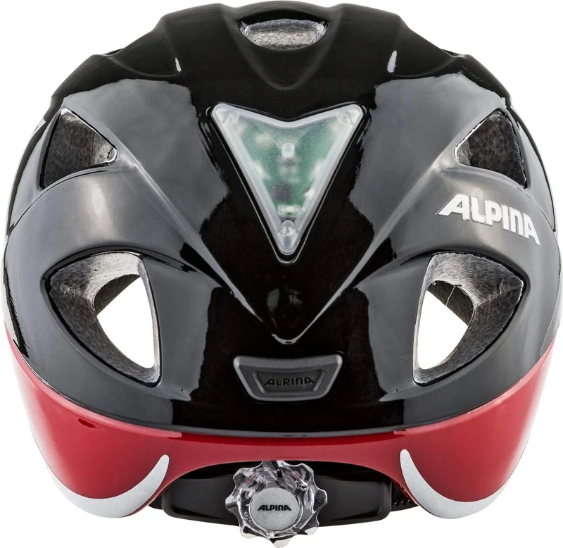 Alpina XIMO FLASH Fahrradhelm black white red star Kinder