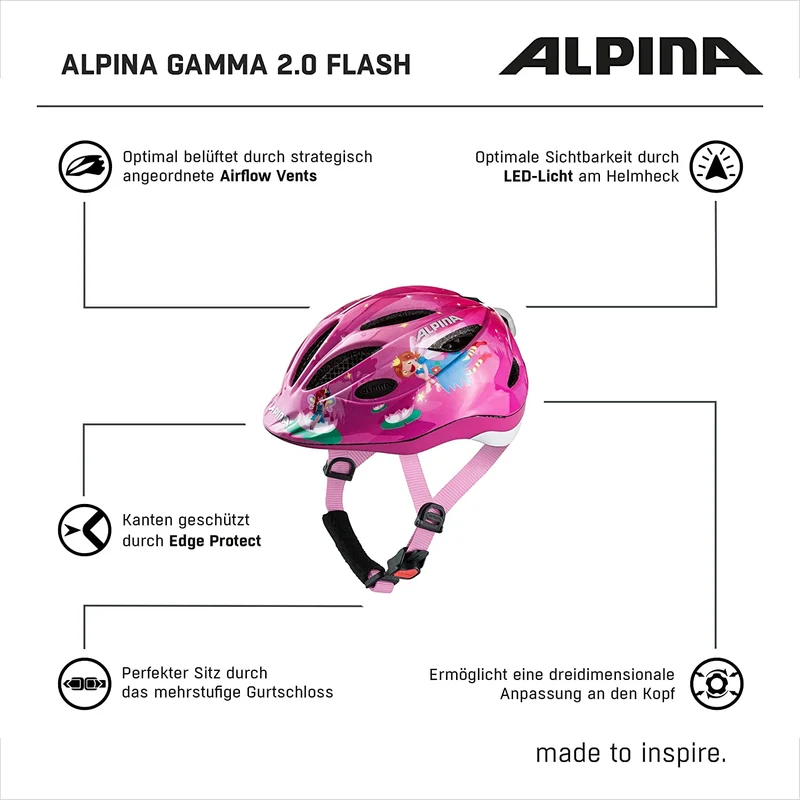 Alpina GAMMA 2.0 FLASH little princess Kinder