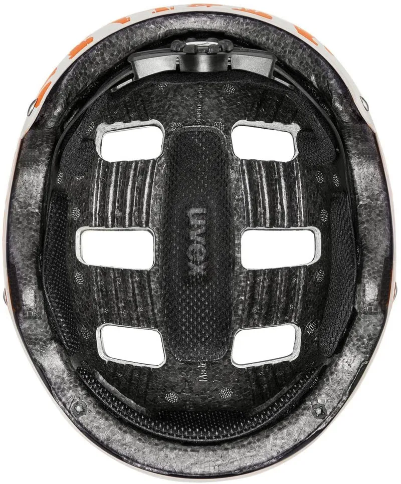 uvex KID 3 CC Dirtbike light grey orange Kinder Fahrradhelm