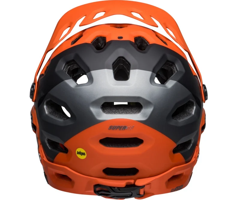 Bell SUPER 3R Fahrradhelm matte orange black Unisex