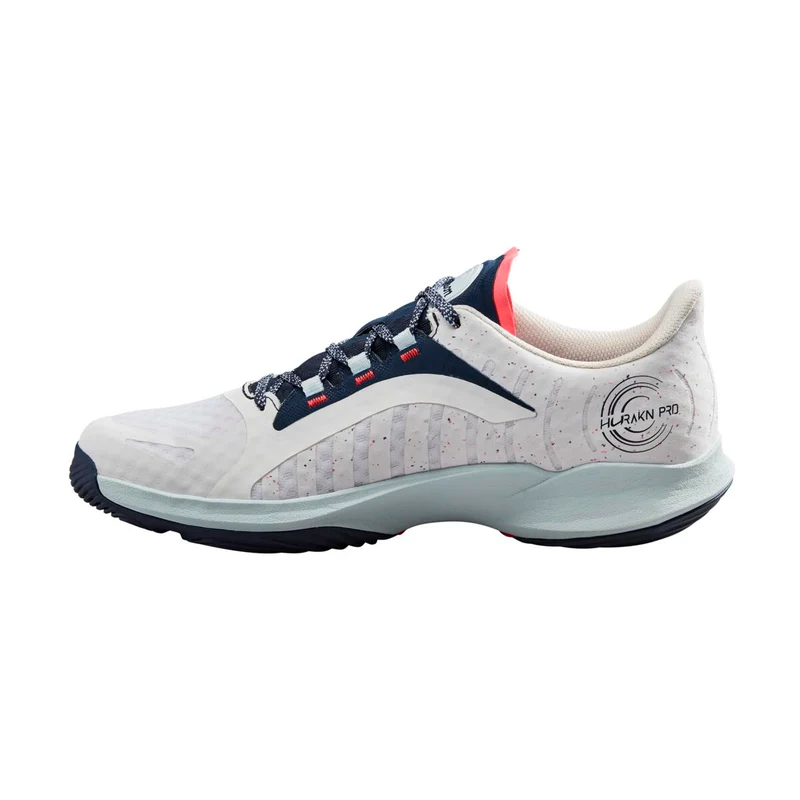 Wilson Hurakn Pro Padel Shoes (White Cooling Spray/Navy Blazer)