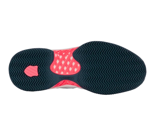 K-Swiss Hypercourt Express 2 Clay (White/Stargazer/Neon Blaze)