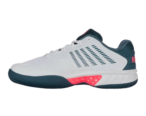 K-Swiss Hypercourt Express 2 Clay (White/Stargazer/Neon Blaze)