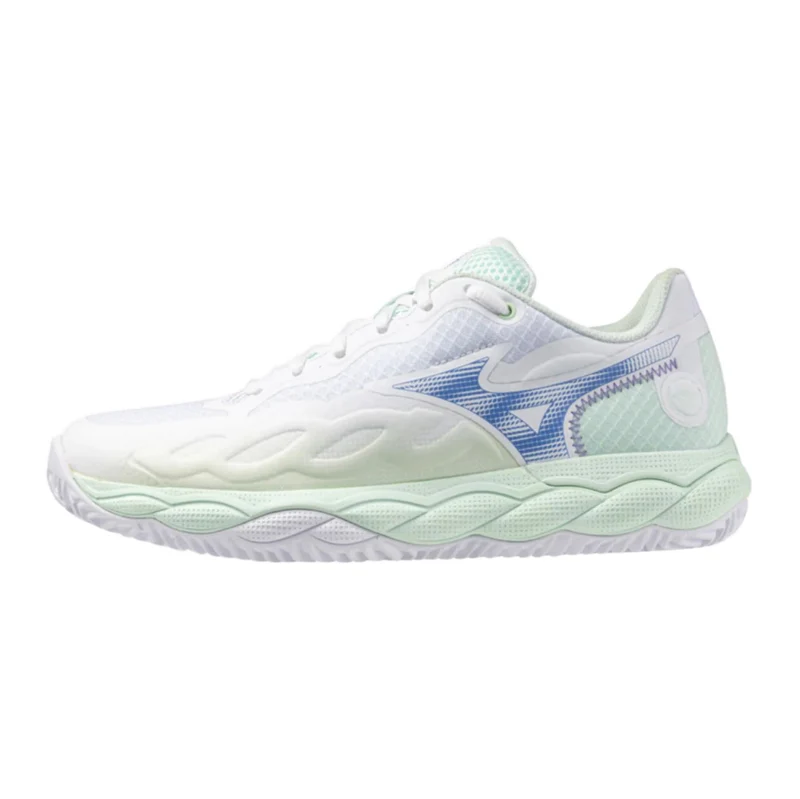 Mizuno Wave Enforce Court CC Women (White/Frontier Blue/Bay)