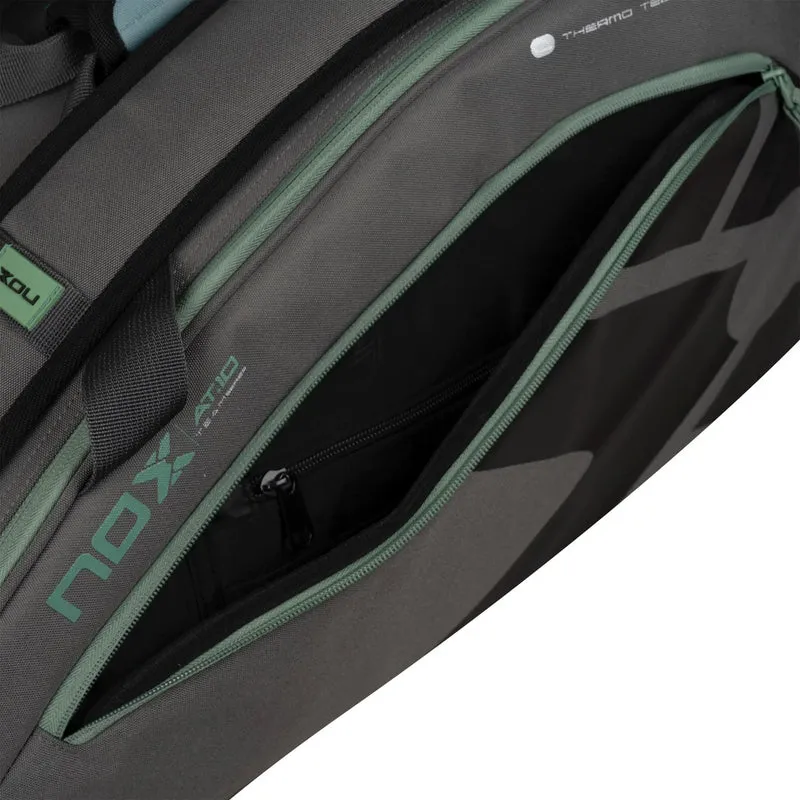 Nox AT10 Team Padel Bag (Grey/Green)
