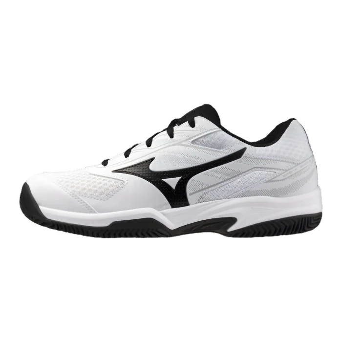 Mizuno Break Shot 5 CC Padel Shoes (White/Black/Harbor Mist)