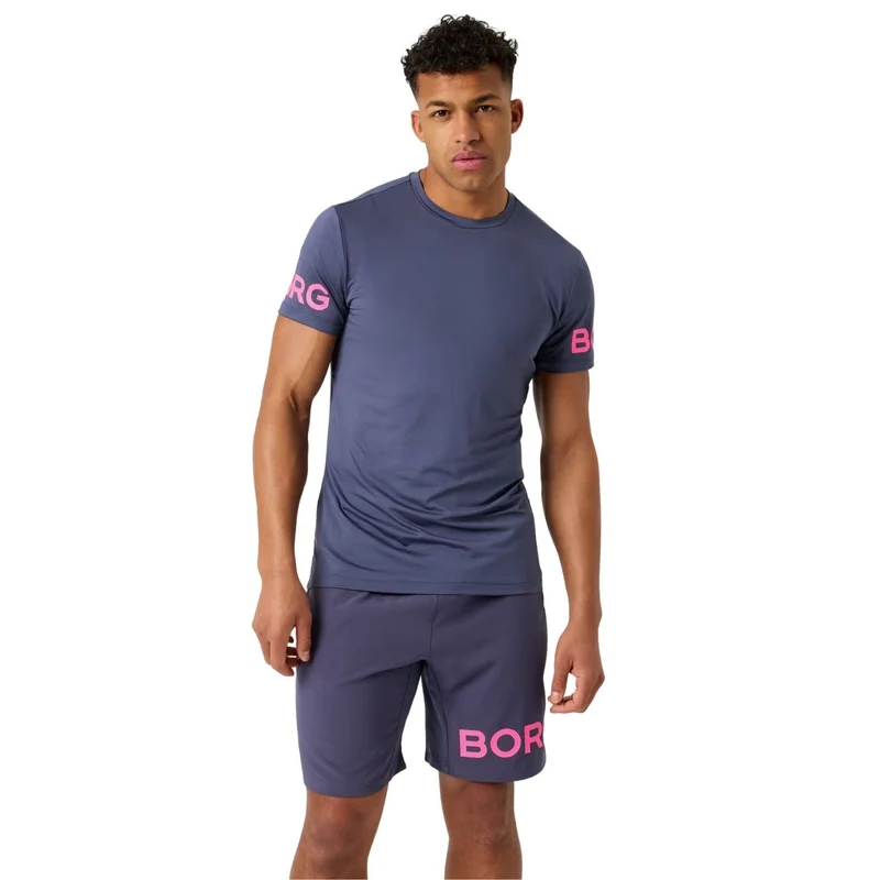 Björn Borg T-shirt Men Odyssey Gray