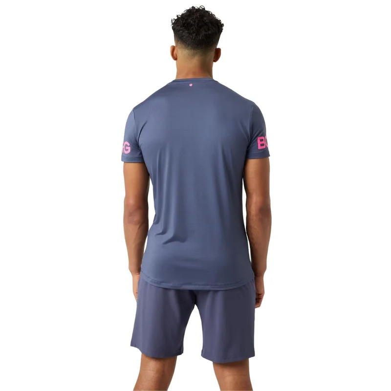 Björn Borg T-shirt Men Odyssey Gray