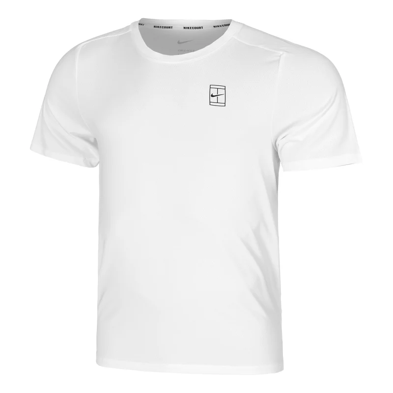 Court Dri-Fit Advantage T-Shirt Herren-Weiß,Schwarz