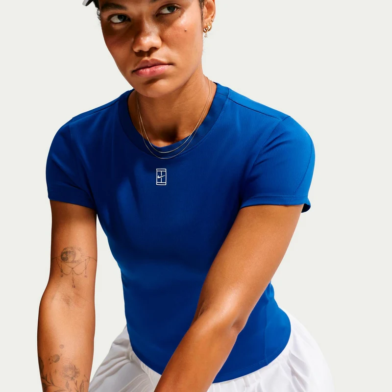 Court Dri-FIT Advantage T-Shirt Damen - blau