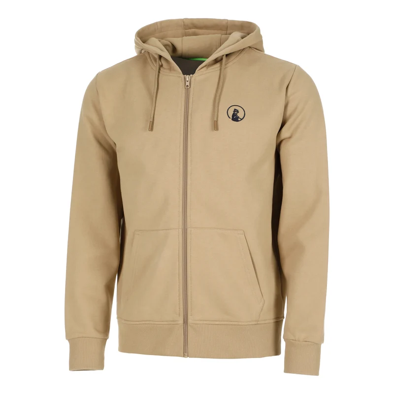 Wild Tonal Zip Sweatjacke Herren-Beige