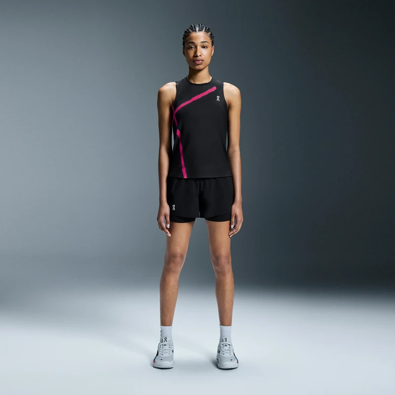 Court Shorts Damen-Schwarz