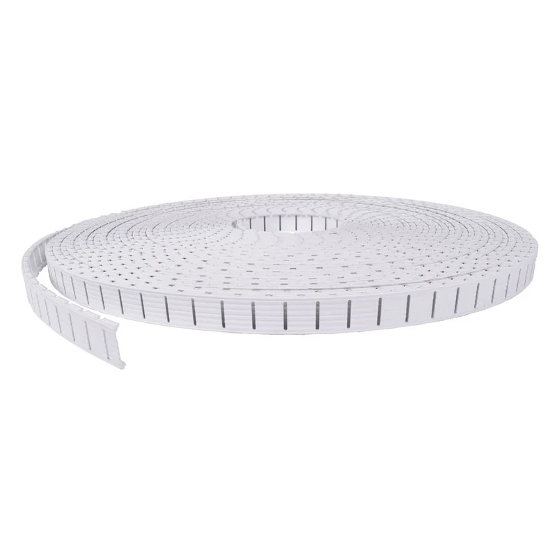TENNtastic WHITE FLEX Courtkeeper – Tennislinie 50 m Rolle, 4 cm, weiß