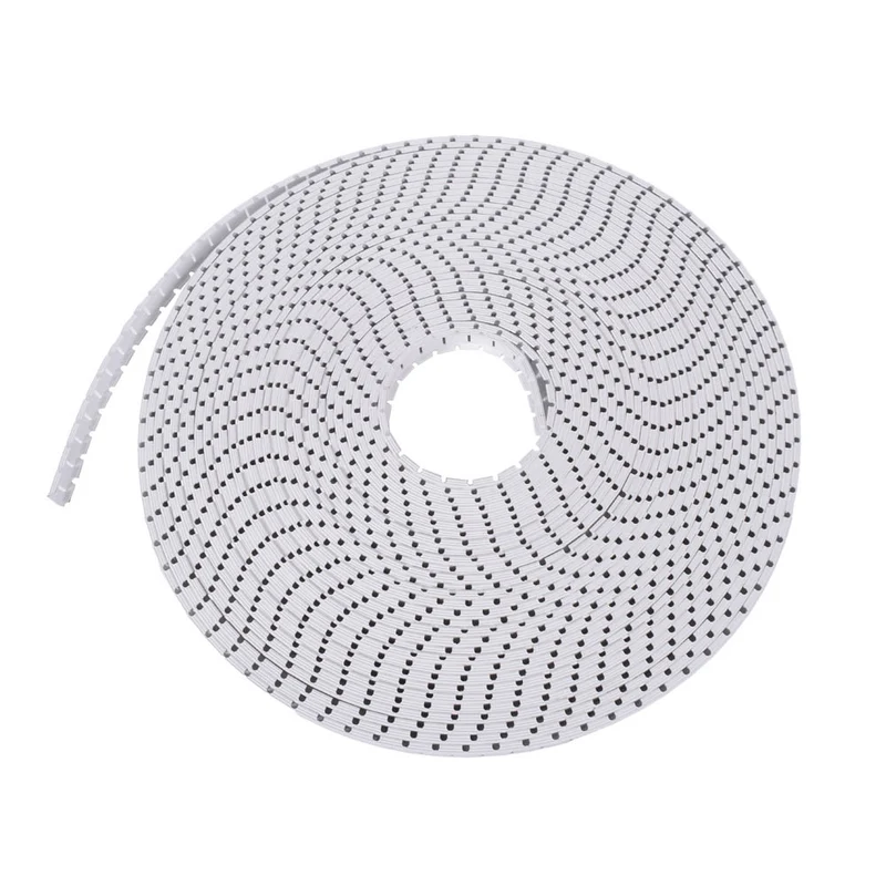 TENNtastic WHITE FLEX Courtkeeper – Tennislinie 50 m Rolle, 4 cm, weiß