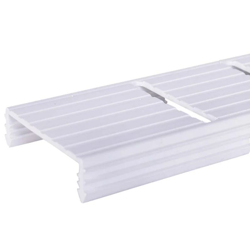 TENNtastic WHITE FLEX 4 – Tennislinien All-In-Set 40 mm, mit Befestigung, weiß