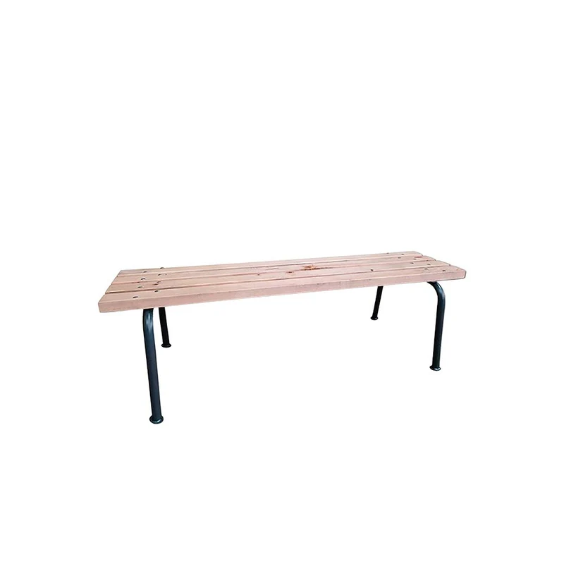 Tennisholzbank Tenntastic ohne Rückenlehne – 132 cm, Bausatz Tanne