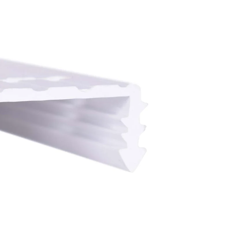 TENNtastic WHITE FLEX 5 – Tennislinien All-In-Set 50 mm, mit Befestigung, weiß