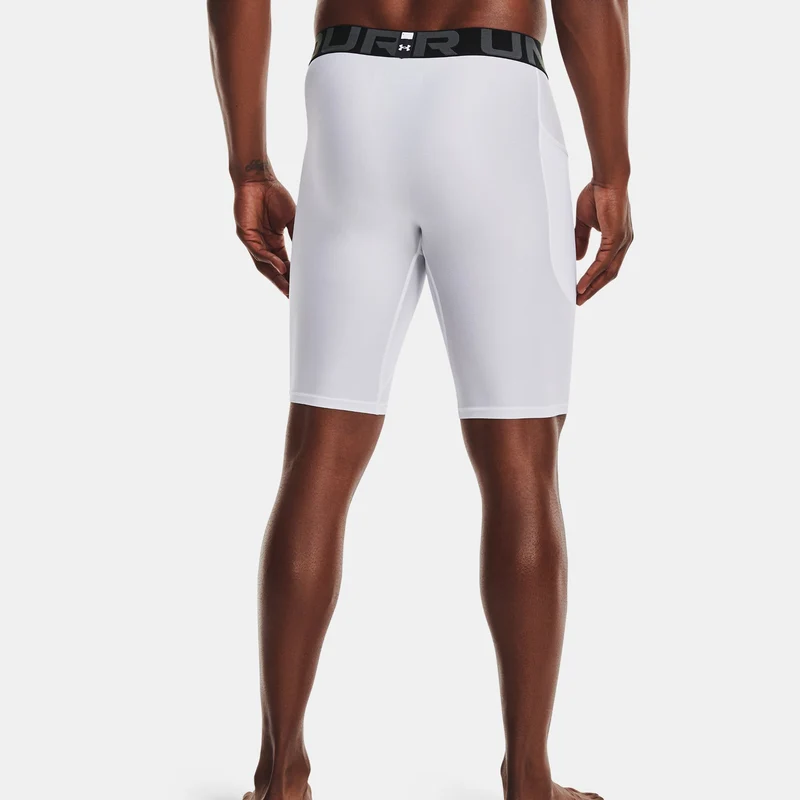 Heatgear Long Shorts Herren-Weiß