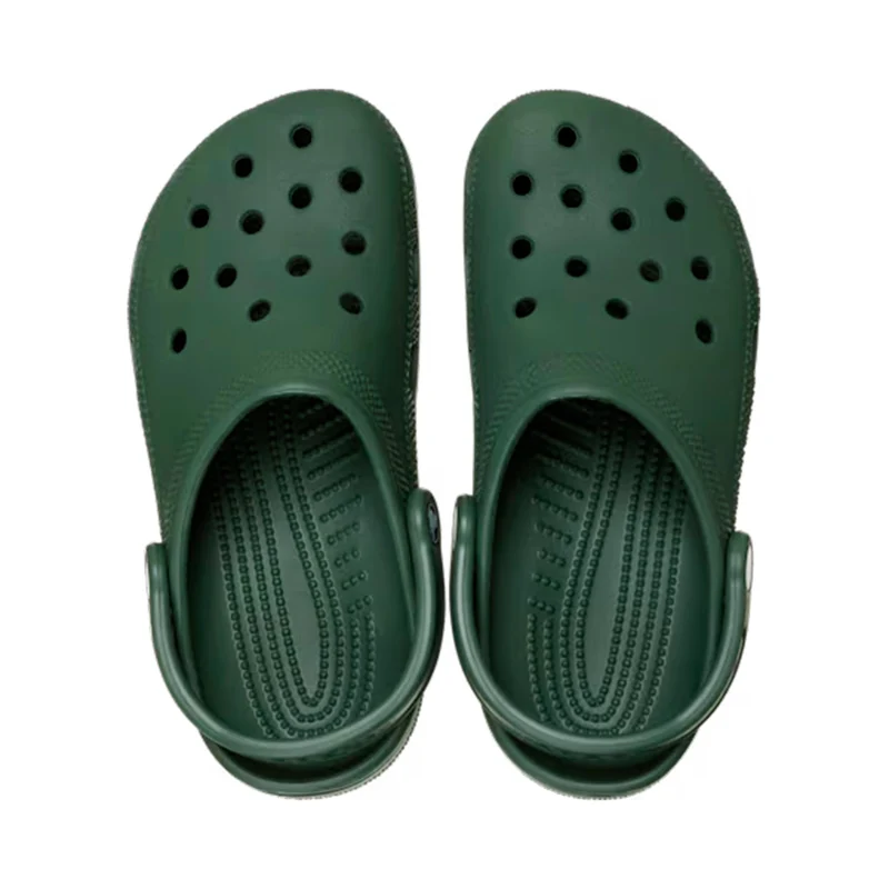 Classic Clog Badelatschen Kinder - dunkelgrün