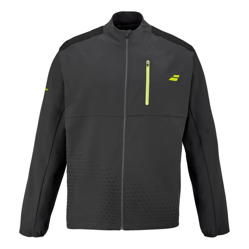 Aero Trainingsjacke Herren-grau, gelb