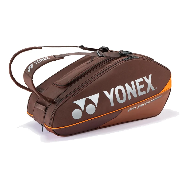 Pro Racquet Bag Espresso Brown Schlägertasche 9er - braun, orange