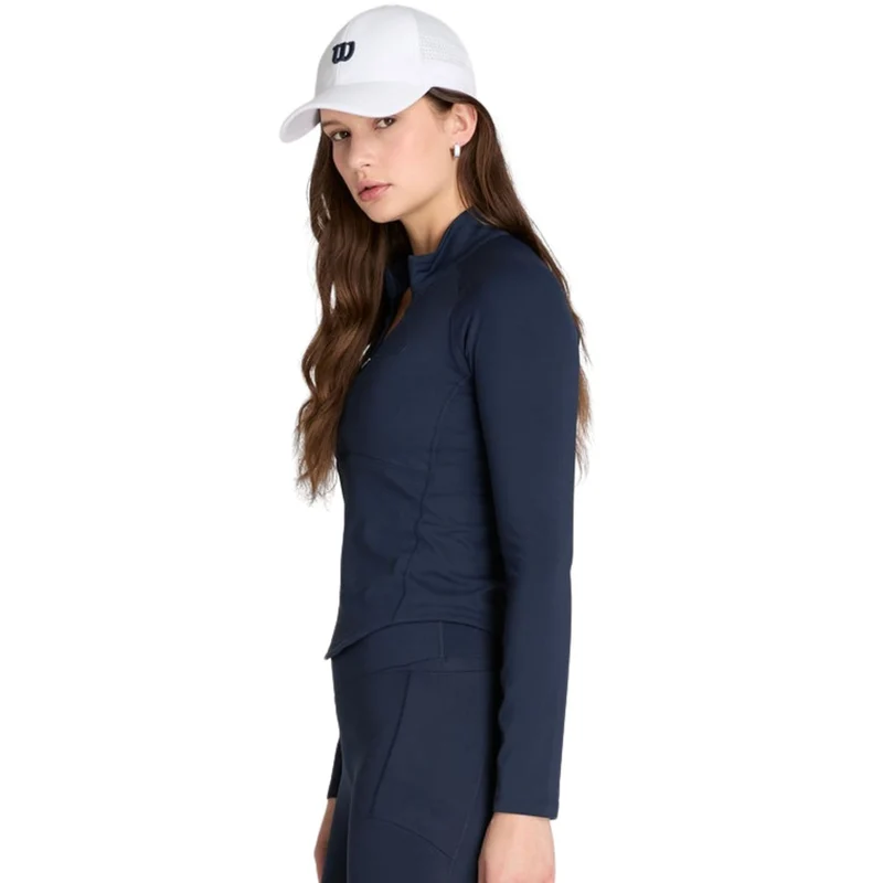 Wilson W Baseline Half Zip Classic Navy