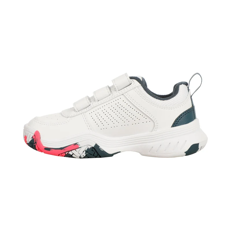 Court Express 2 Strap Allcourtschuh Kinder-Weiß,Petrol